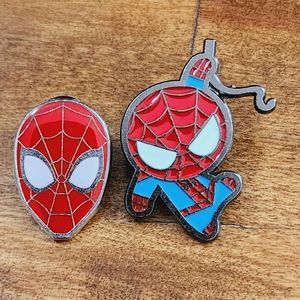 Spiderman Disney Marvel Pin set of 2